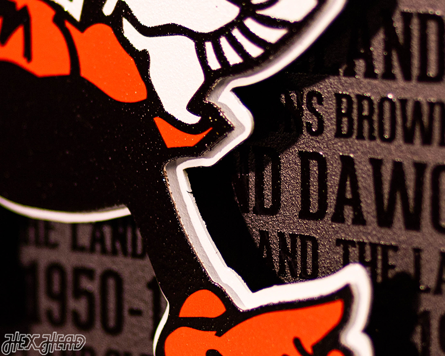 Cleveland Browns CRAFT SERIES 3D Embossed Metal Wall Art