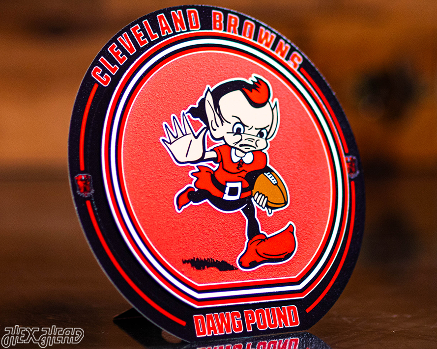 Cleveland Browns "Double Play" On the Shelf or on the Wall Art