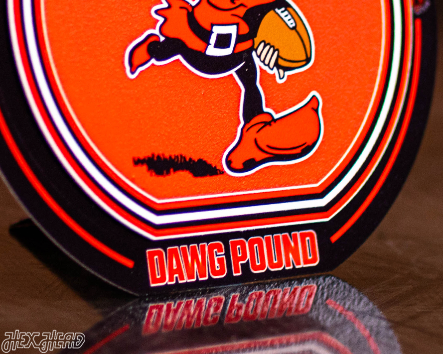 Cleveland Browns "Double Play" On the Shelf or on the Wall Art