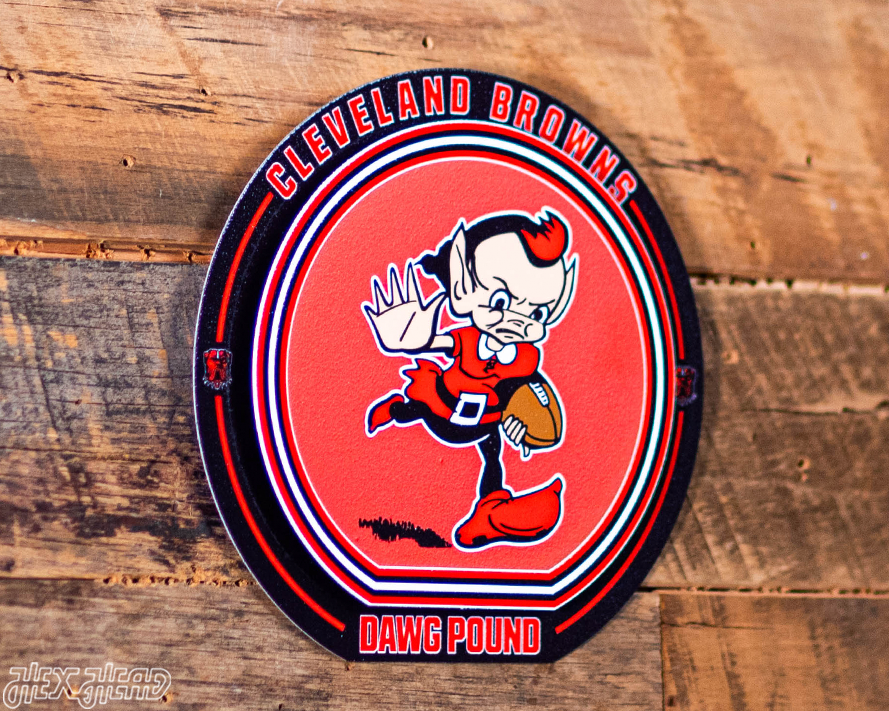 Cleveland Browns "Double Play" On the Shelf or on the Wall Art