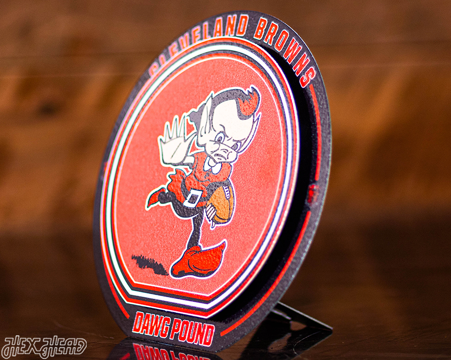 Cleveland Browns "Double Play" On the Shelf or on the Wall Art