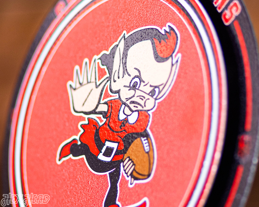 Cleveland Browns "Double Play" On the Shelf or on the Wall Art