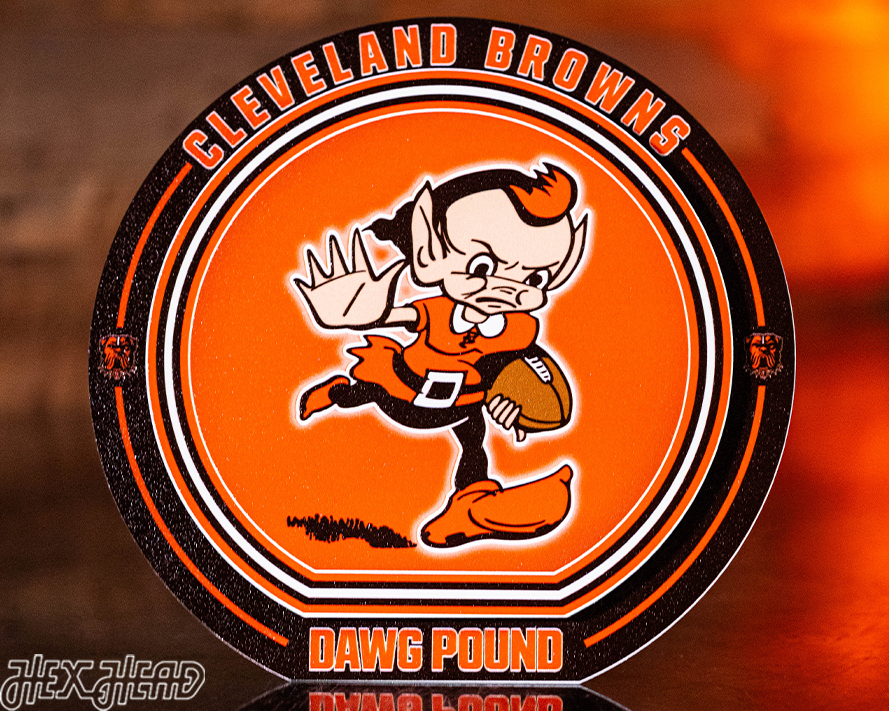 Cleveland Browns "Double Play" On the Shelf or on the Wall Art