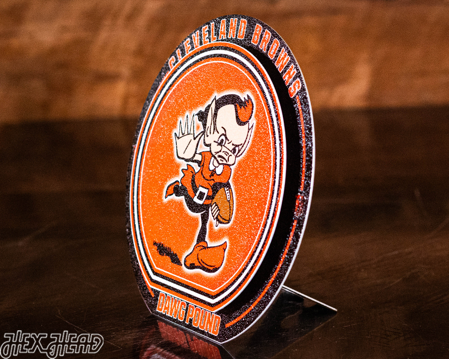 Cleveland Browns "Double Play" On the Shelf or on the Wall Art