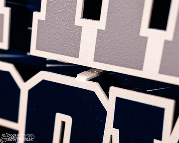 Dallas Cowboys - Hex Head EXCLUSIVE "How 'Bout Them Cowboys" Wordmark 3D Metal Wall Art
