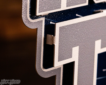 Dallas Cowboys - Hex Head EXCLUSIVE "How 'Bout Them Cowboys" Wordmark 3D Metal Wall Art