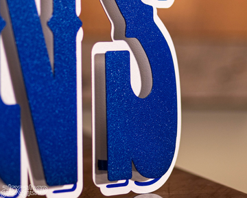 Detroit Lions "1989" Wordmark 3D Vintage Metal Wall Art