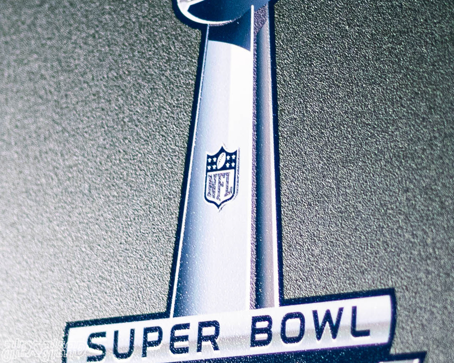 VARSITY Collection- Single Layer Green Bay Packers Super Super Bowl XLV Metal Wall Art