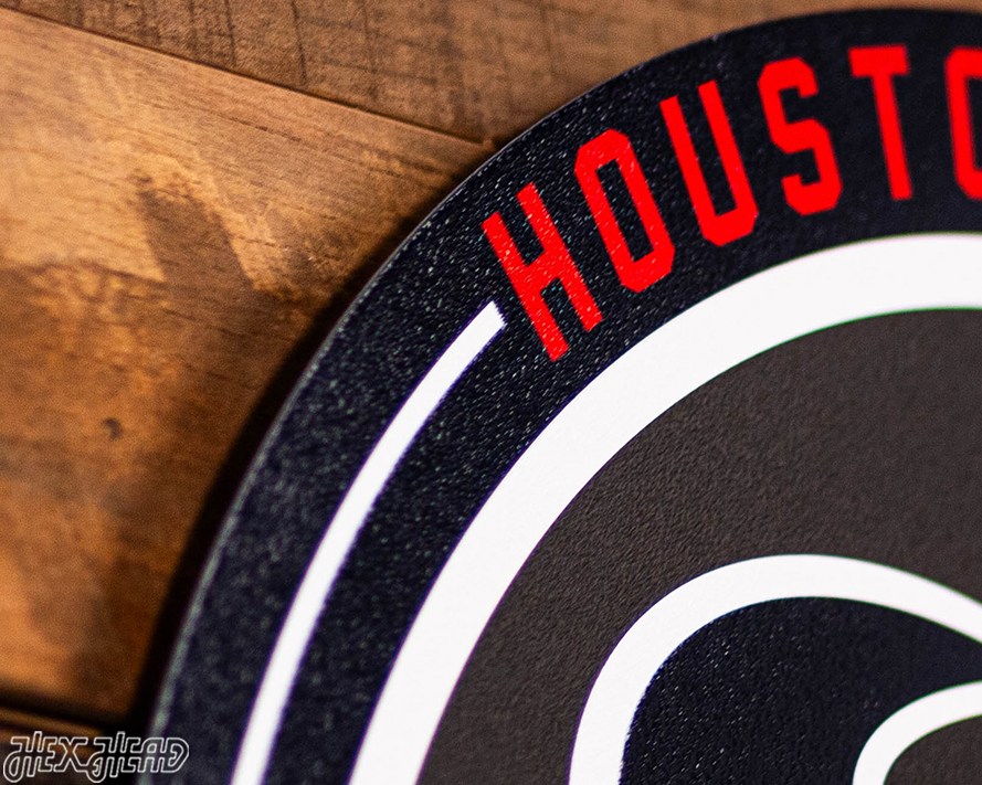 VARSITY Collection- Single Layer Houston Texans Metal Wall Art