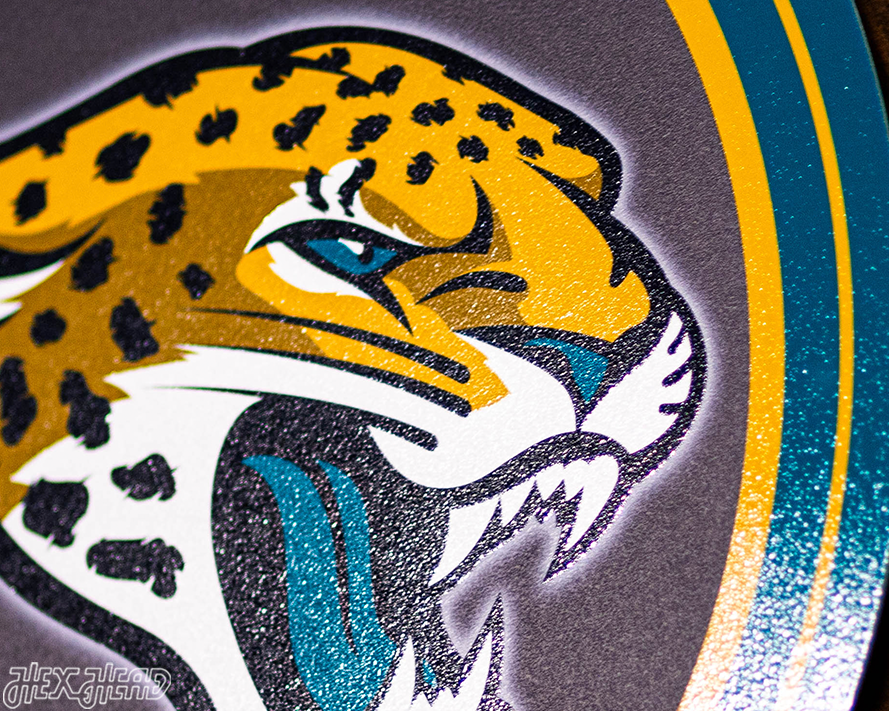 VARSITY Collection- Single Layer Jacksonville Jaguars Metal Wall Art