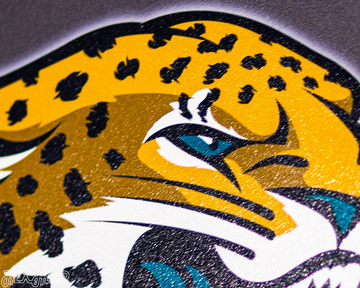 VARSITY Collection- Single Layer Jacksonville Jaguars Metal Wall Art