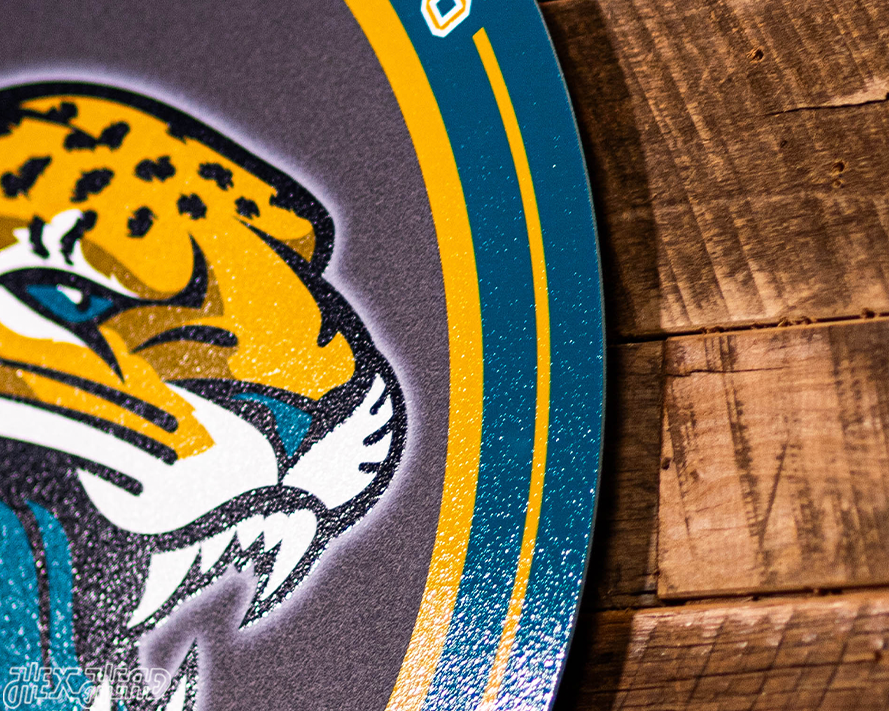 VARSITY Collection- Single Layer Jacksonville Jaguars Metal Wall Art