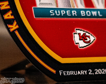 Kansas City Chiefs Super Bowl LIV "Double Play" On The Shelf or On The Wall