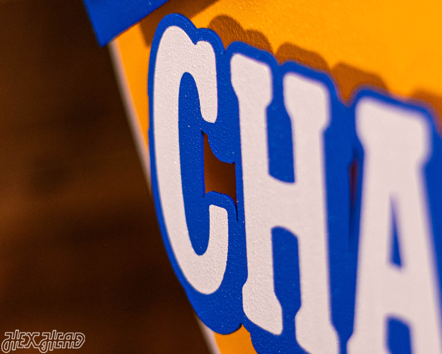 Los Angeles Chargers SHIELD 3D Vintage Metal Wall Art