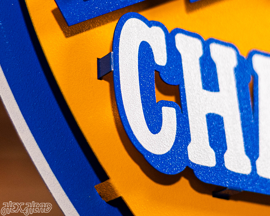 Los Angeles Chargers SHIELD 3D Vintage Metal Wall Art