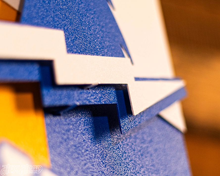 Chargers SHIELD 3D Vintage Metal Wall Art