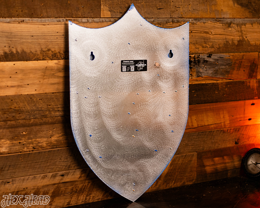 Chargers SHIELD 3D Vintage Metal Wall Art