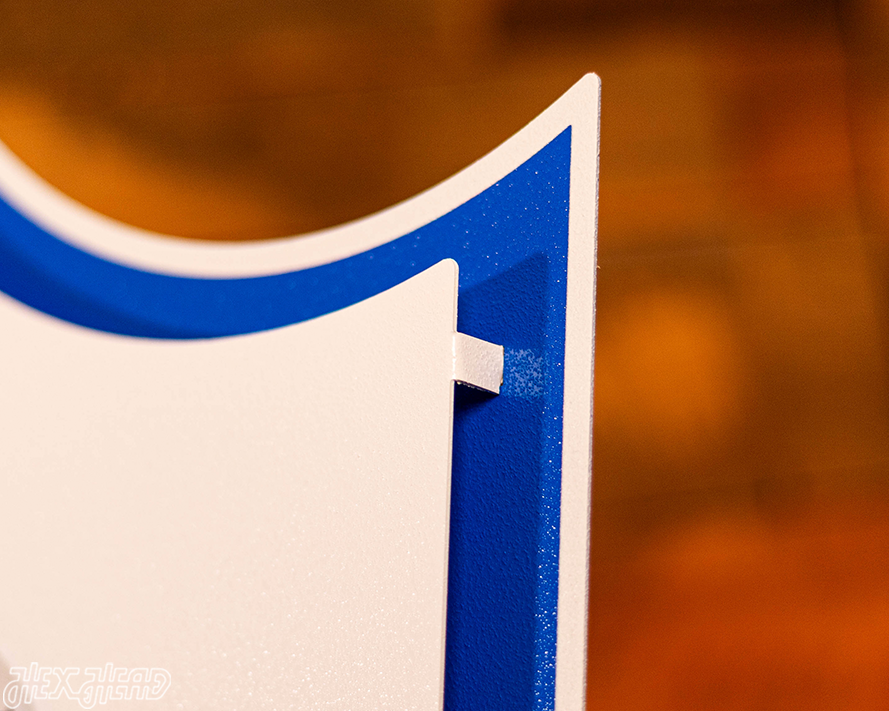 Chargers SHIELD 3D Vintage Metal Wall Art