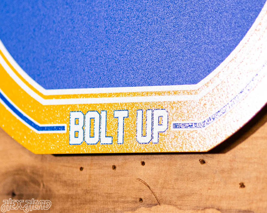 VARSITY Collection- Single Layer Los Angeles Chargers Metal Wall Art