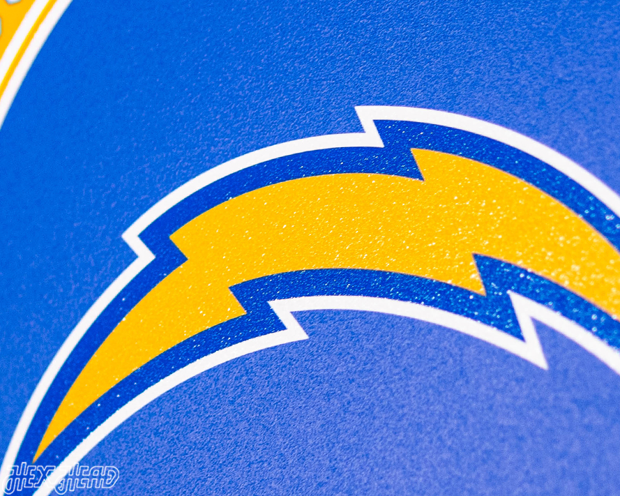 VARSITY Collection- Single Layer Los Angeles Chargers Metal Wall Art