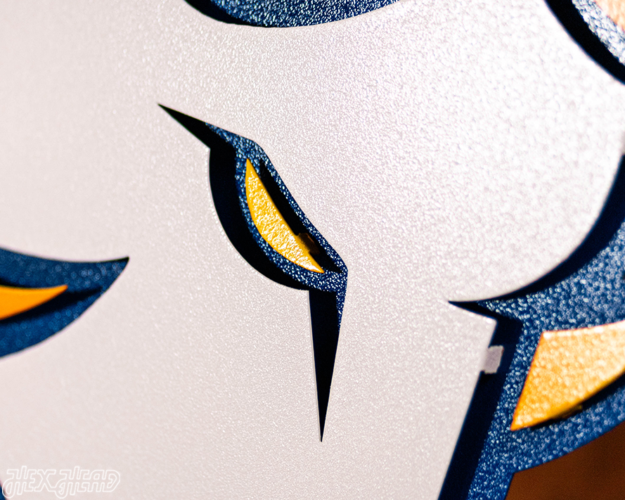Los Angeles Rams "RAM" Mascot 3D Vintage Metal Wall Art