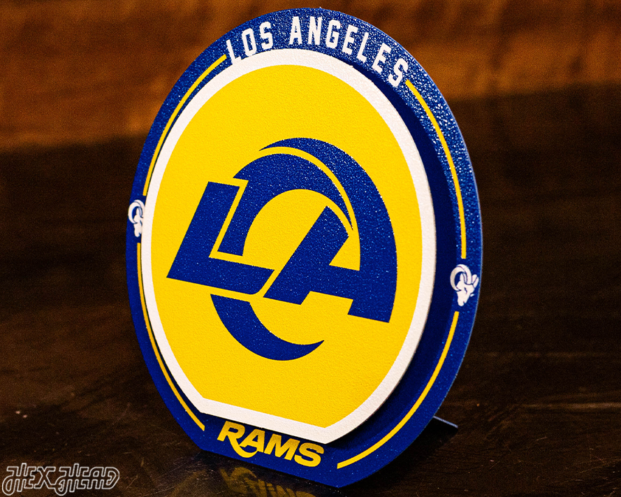 Los Angeles Rams "Double Play" On the Shelf or on the Wall Art