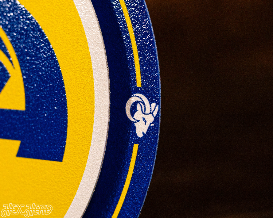 Los Angeles Rams "Double Play" On the Shelf or on the Wall Art