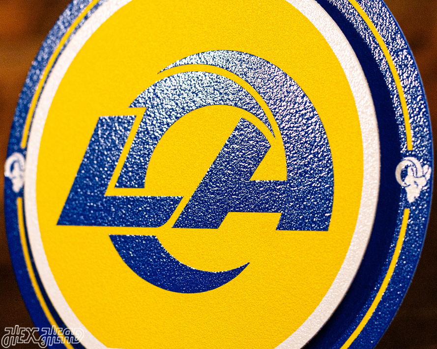 Los Angeles Rams "Double Play" On the Shelf or on the Wall Art
