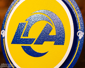 Los Angeles Rams "Double Play" On the Shelf or on the Wall Art