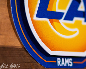 Los Angeles Rams "Double Play" On the Shelf or on the Wall Art