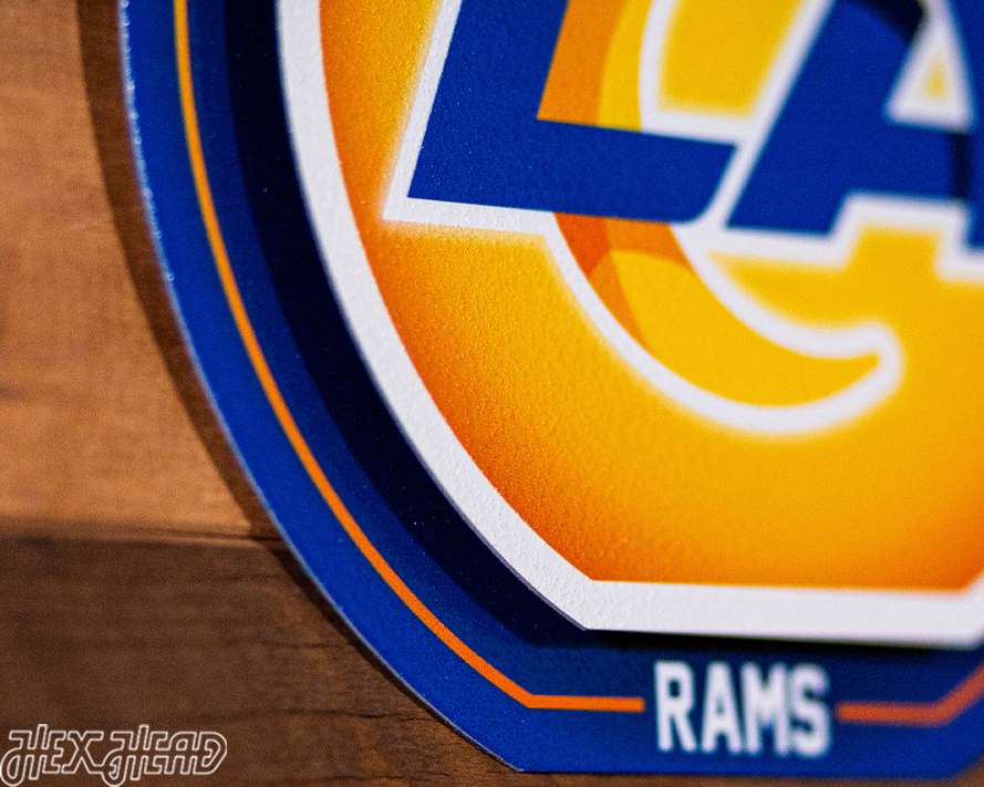 Los Angeles Rams "Double Play" On the Shelf or on the Wall Art