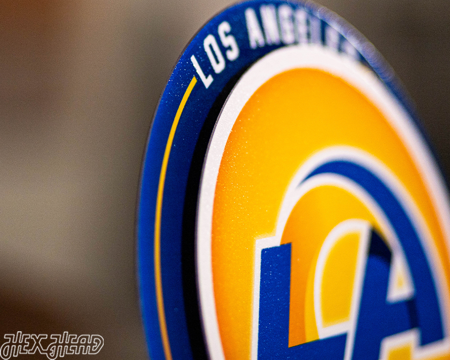 Los Angeles Rams "Double Play" On the Shelf or on the Wall Art