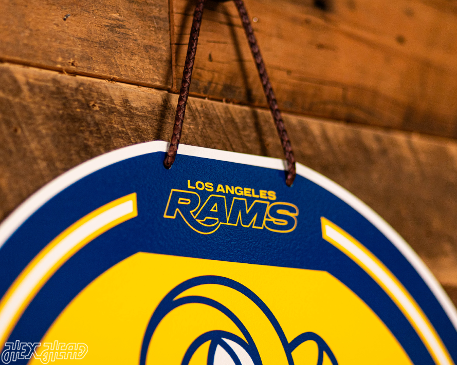 Los Angeles Rams Personalized Monogram Metal Art