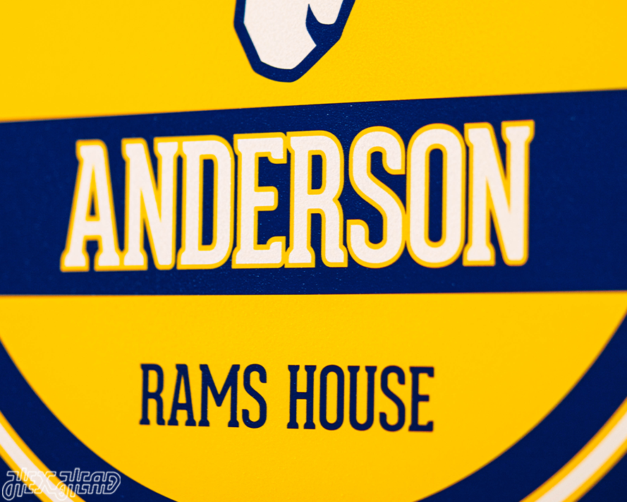 Los Angeles Rams Personalized Monogram Metal Art