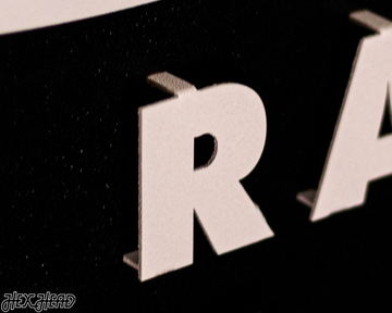Las Vegas Raiders Shield 3D Vintage Metal Wall Art