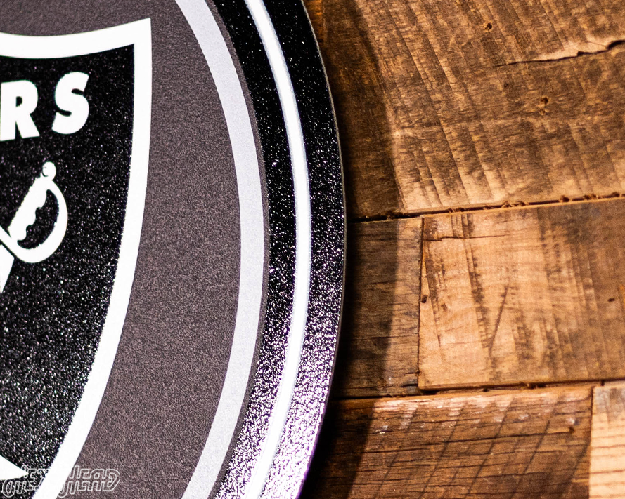 VARSITY Collection- Single Layer Las Vegas Raiders Metal Wall Art