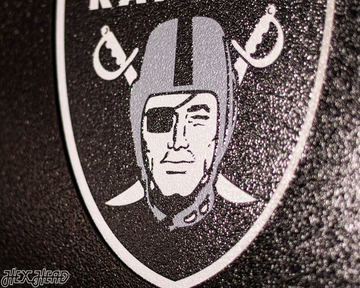 Las Vegas Raiders DYNASTY - Super Bowl Wins w/ Replaceable Icon Plate 3D Vintage Metal Wall Art