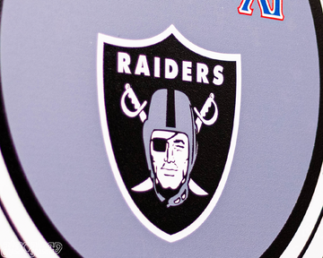 VARSITY Collection- Single Layer Las Vegas Raiders Super Super Bowl XI Metal Wall Art