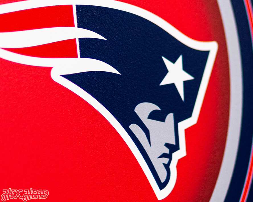 VARSITY Collection- Single Layer New England Patriots Metal Wall Art