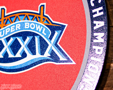 VARSITY Collection- Single Layer New England Patriots Super Bowl XXXIX Metal Wall Art