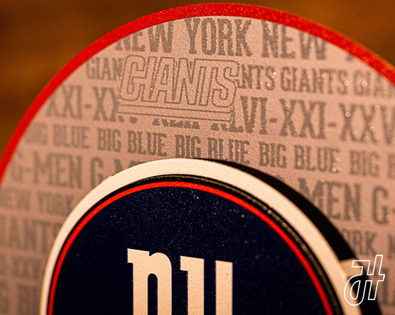 New York Giants Metal Wall Art – Hex Head Art