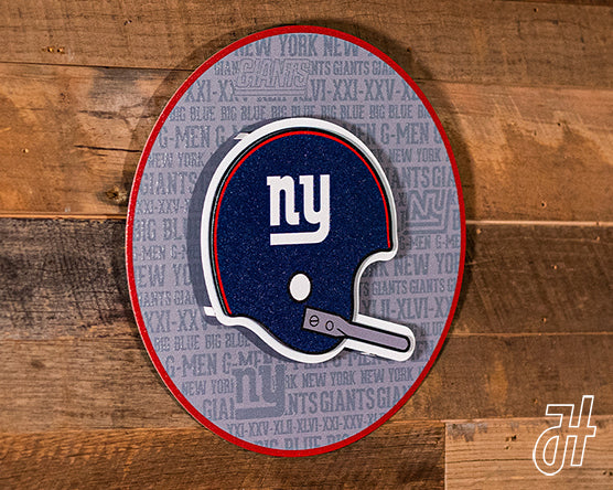 New York Giants Metal Wall Art – Hex Head Art