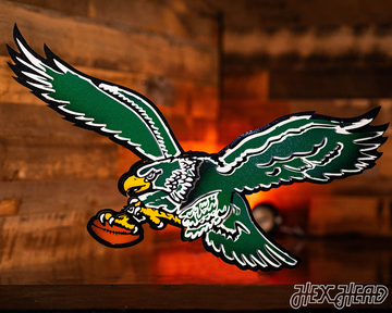 Philadelphia Eagles "1987" Throwback 3D Vintage Metal Wall Art