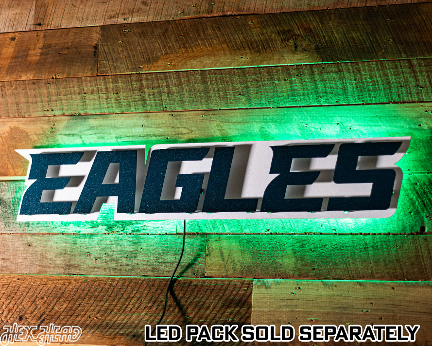 Philadelphia Eagles "EAGLES"  3D Vintage Metal Wall Art