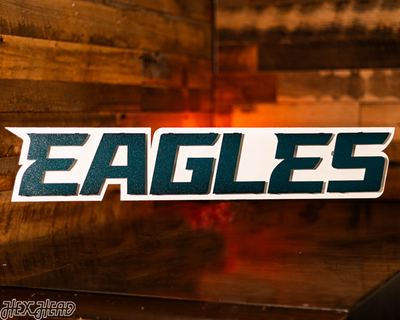 Philadelphia Eagles "EAGLES"  3D Vintage Metal Wall Art