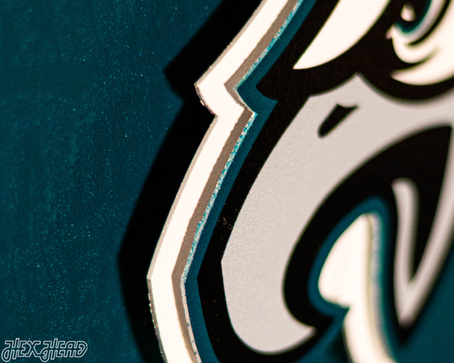 Philadelphia Eagles CRAFT SERIES 3D Embossed Metal Wall Art