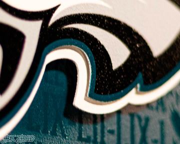 Philadelphia Eagles CRAFT SERIES 3D Embossed Metal Wall Art