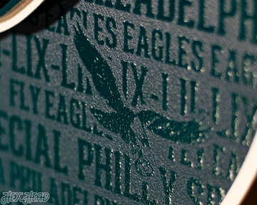 Philadelphia Eagles CRAFT SERIES 3D Embossed Metal Wall Art