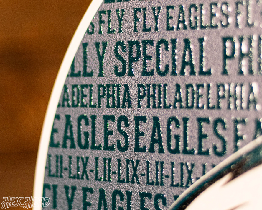 Philadelphia Eagles CRAFT SERIES 3D Embossed Metal Wall Art