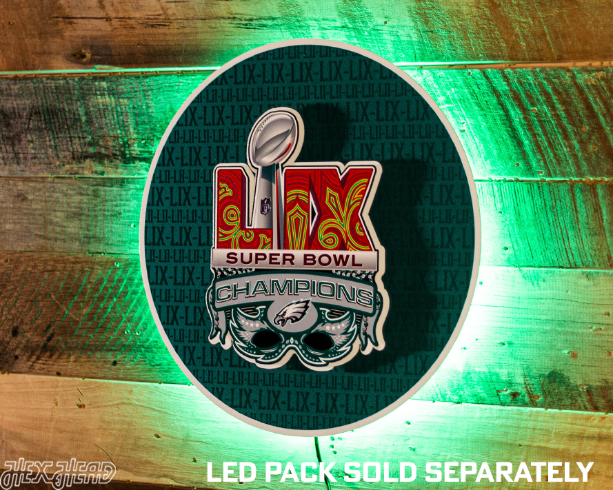 Philadelphia Eagles Super Bowl LIX CRAFT SERIES 3D Embossed Metal Wall Art